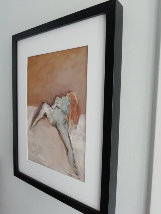 Waiting for her Lover – Rob Jacobs, Schilderijen & Tekeningen, Papier (photo 7 of 7)