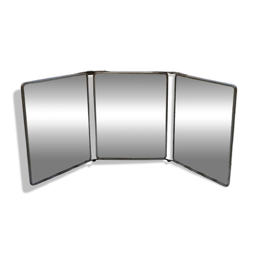 Triptych barber mirror 1950