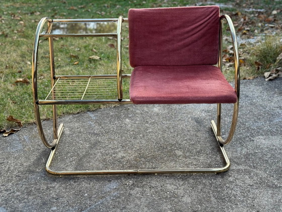 Vintage Messing Bankje, jaren 60 – Mid Century Modern (photo 6 of 6)