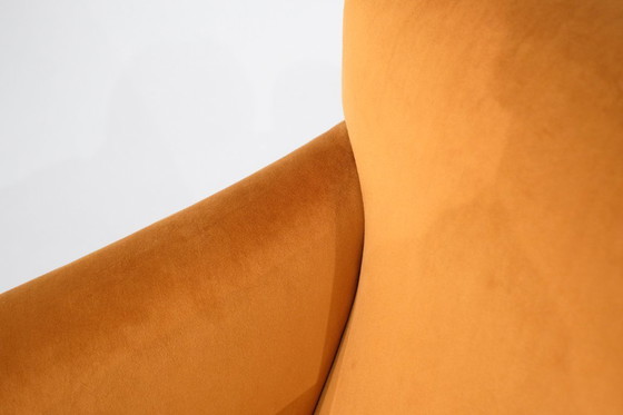 Image 1 of Pair of fabric armchairs, Italy, 1960s.
