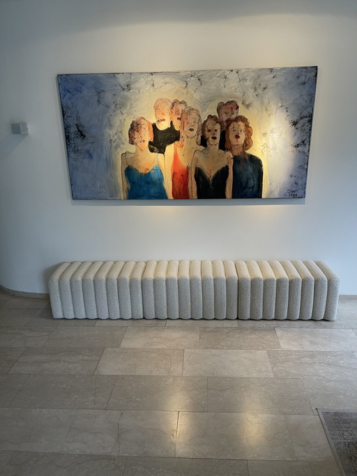 A Real Sjer 2001 – schilderijen tekeningen, Canvas