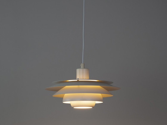 Lampada a sospensione vintage danese Verona di Kurt Wiborg, Jeka, anni '80 – Lampade a sospensione, Aluminium (photo 3 of 8)