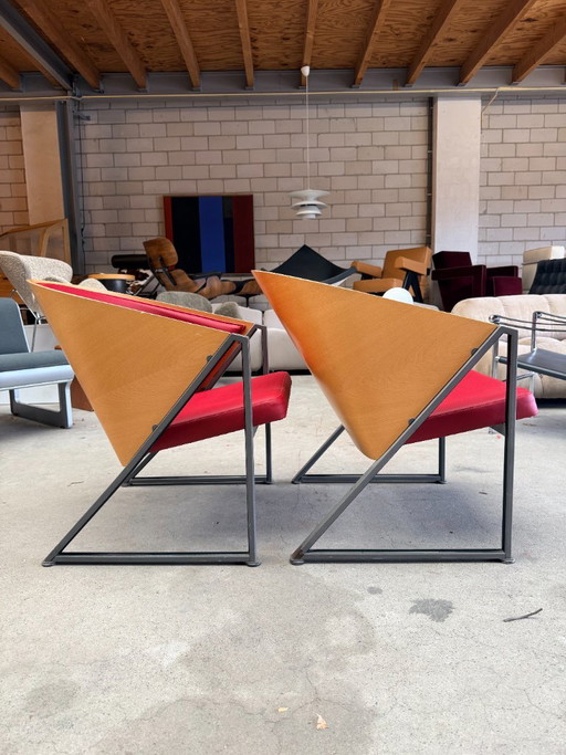 Chaise Mondi Soft Par Jouko Järvisalo (Stock : 2) – stoelen fauteuils, Leather, Metal (photo 2 of 18)