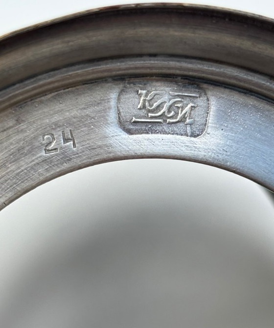 Set di 2 portabicchieri da tè vintage, anni '50 – Filigrane, Accessori da tavola, Metal (photo 8 of 10)