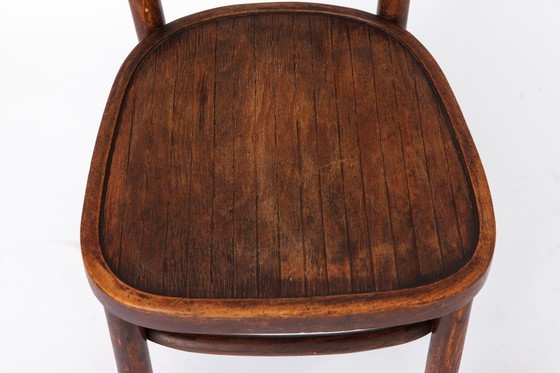 Image 1 of Vintage Chair 1950s Germany, Beech Wood, Mid Century Wooden Chair, Dining or Accent Chair