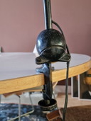 French industrial vintage studio/workshop table lamp with clamp Lampe Gras