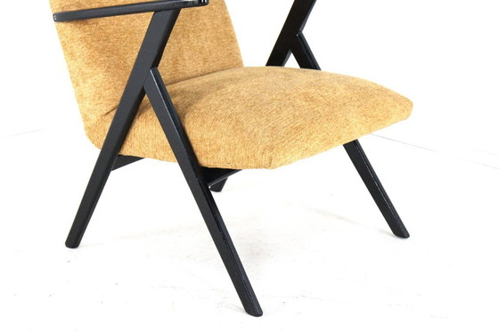 Image 1 of Fauteuil 'De Lier' Vintage Nieuw Gestoffeerd
