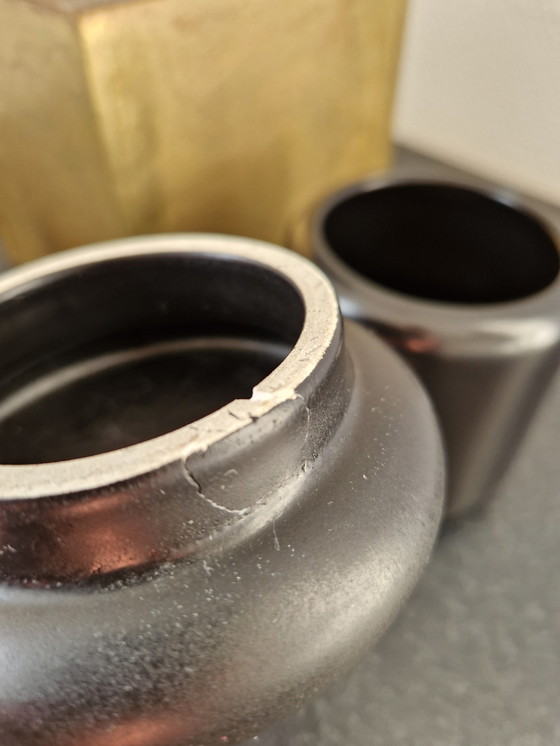 Image 1 of Juego de 3 macetas Sicart Italy Design Angelo Spagnolo, años 70