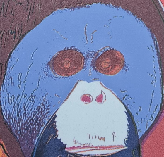 Image 1 of D'après Andy Warhol, Orang-outan, années 1980, lithographie