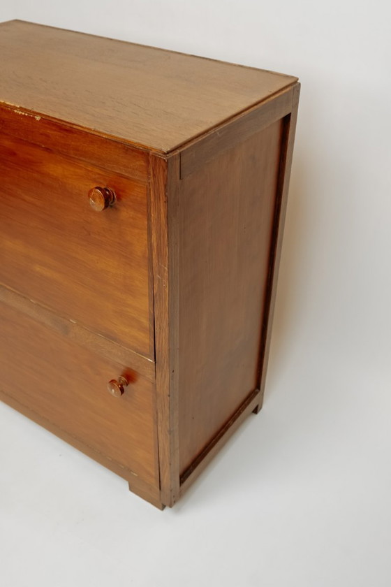 Image 1 of Vintage wooden shoe cabinet