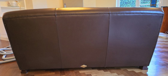 Image 1 of Poltrona Frau sofá de cuero marrón