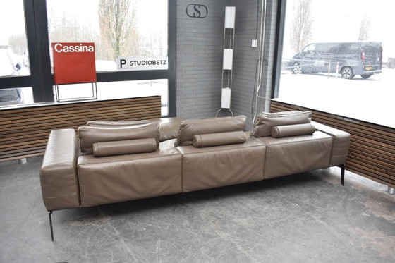 Image 1 of Divano e poggiapiedi di design esclusivo Flexform Lifesteel