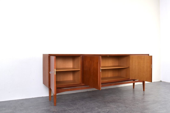 Image 1 of Mid-Century teakhouten dressoir van Heinrich Althoff, jaren 60.