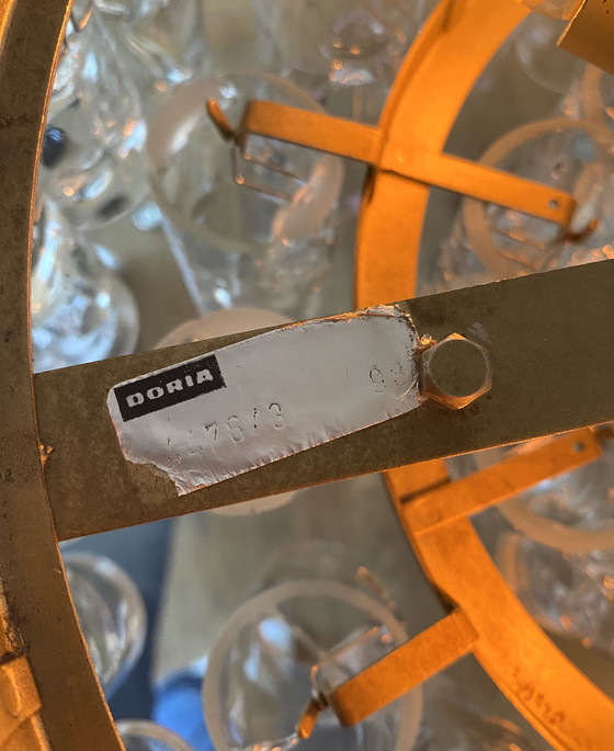 Image 1 of Suspension vintage Doria Leuchten des années 70