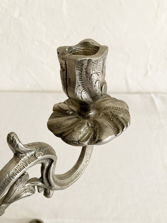 Image 1 of Candelabro a due luci, stile Luigi XV