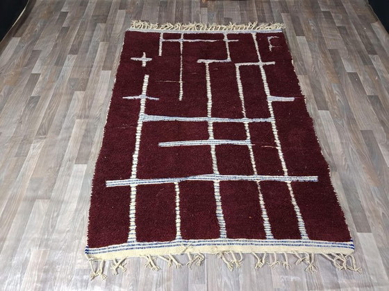 Image 1 of Alfombra bereber tradicional hecha a mano, 150/250 cm.