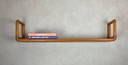 Vintage dyrlund wandplank, teakhouten plank organische vorm