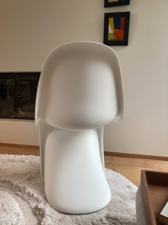 4x Vitra Panton Chair, white plastic, Dining chairs, Design (photo 3 of 5)