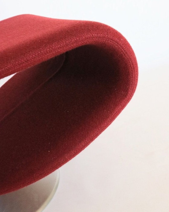 Poltrone Verner Panton Rosso Bordeaux Serie System 1-2-3 – Verpan, Textile, Wool (photo 11 of 15)