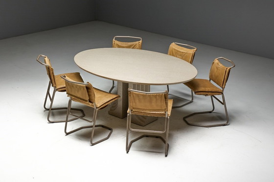 Image 1 of Samo Dining Table by Carlo Scarpa for Simon Gavina, Italy, 1971