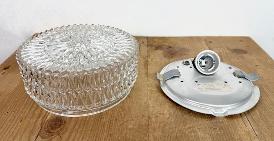 Image 1 of Vintage Glass Wall Or Ceiling Light, 1970s
