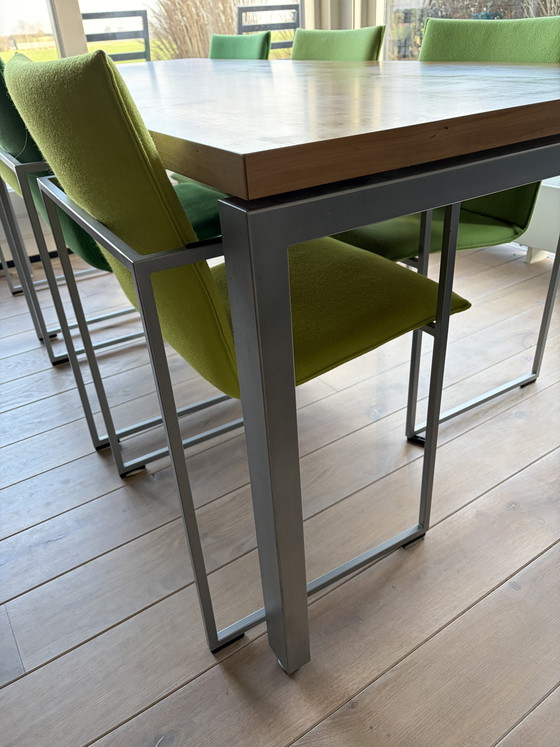 Image 1 of Eetkamerset Arco tafel + 6 stoelen