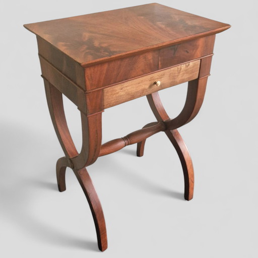 Restoration style console - Walnut wood - 19th century