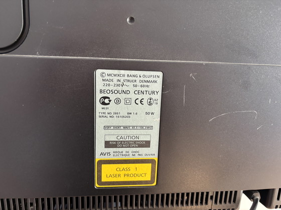 Image 1 of Bang & Olufsen Beosound Century