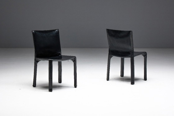 Image 1 of Sedie CAB 412 di Mario Bellini per Cassina, Italia, anni '70