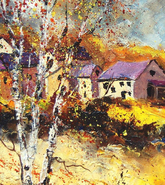 Ricchi colori autunnali – R. Ladent, Dipinti e disegni, Canvas (photo 2 of 5)