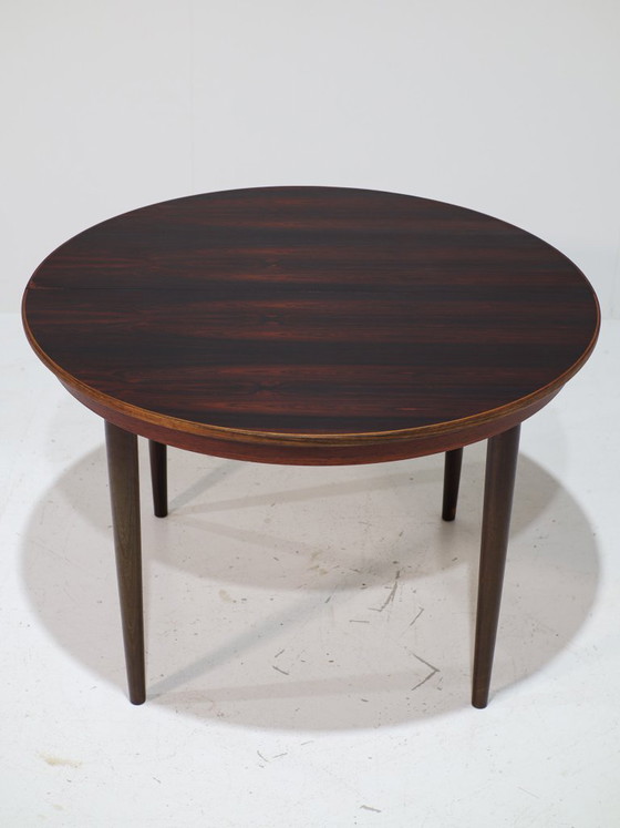 Extendable Round Dining Table Rosewood Danish 1960s – Vintage (photo 11 of 15)