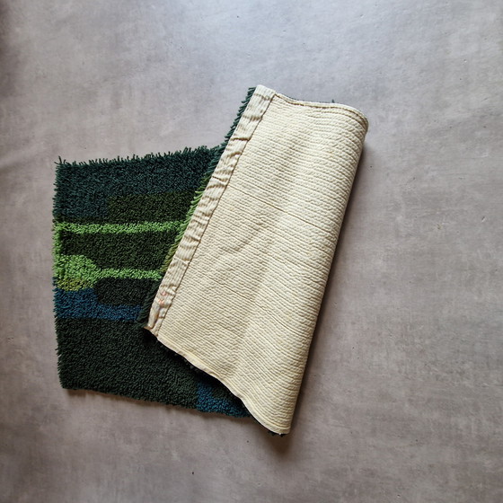 Image 1 of Arazzo da parete in lana anni '70, arazzo da parete vintage, arte da parete dell'era spaziale