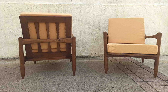 Image 1 of Een paar Scandinavische fauteuils uit de jaren 60.