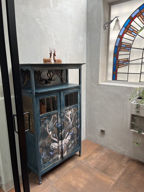 Image 1 of Oh Deer Art Deco Deer Cabinet