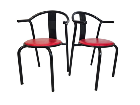 Image 1 of Ikea - Maxmo - (2) Sillas de comedor - Postmoderno - Italia - Años 80