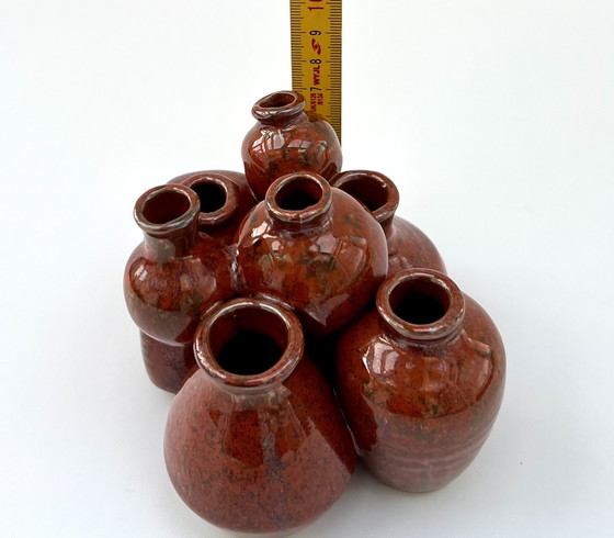 Image 1 of Sculptural ceramic vase composition – studio ceramics, circa 1960s/70s
