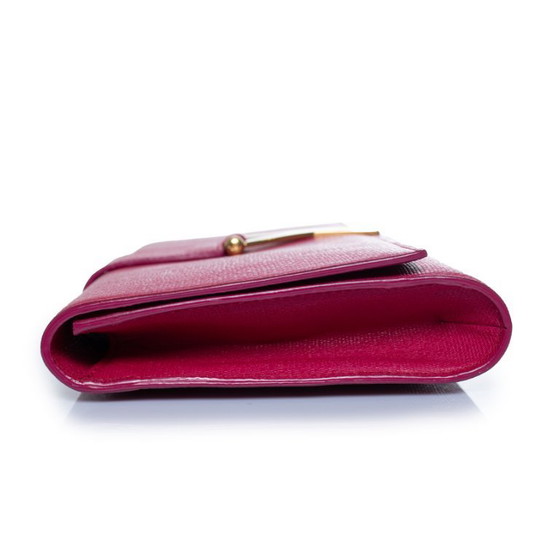 Saint Laurent, pochette Chyc color fucsia – Clutch, Calfskin (photo 4 of 13)