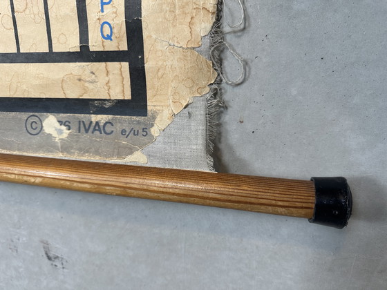 Image 1 of XXL vintage linen school chart 'periodic table of the elements'