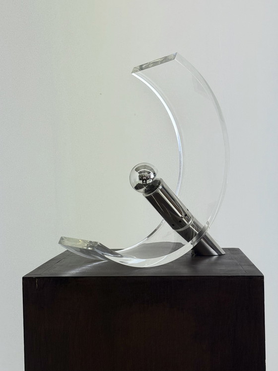 Image 1 of Lampe de table en plexiglas de François Arnal pour Atelier A