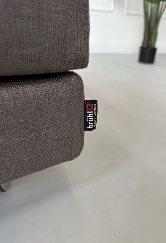 Image 1 of Divano letto in tessuto Brühl Fourtwo Designer Sofa Four Two Grey Taupe