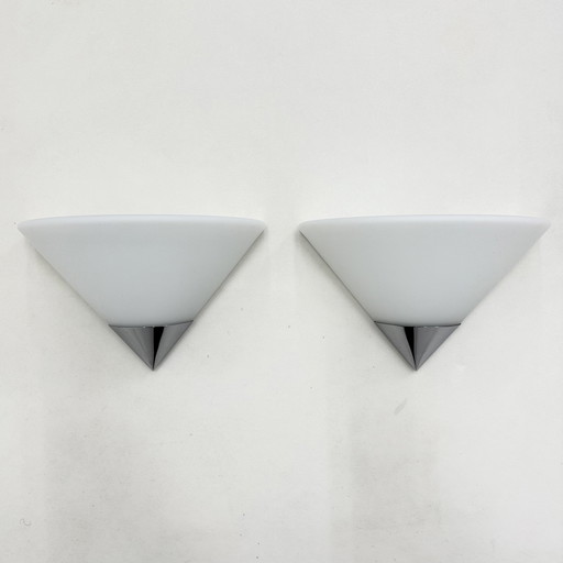 Set van 2 Limburgse Glashütte wandlampen Sconce, 1970