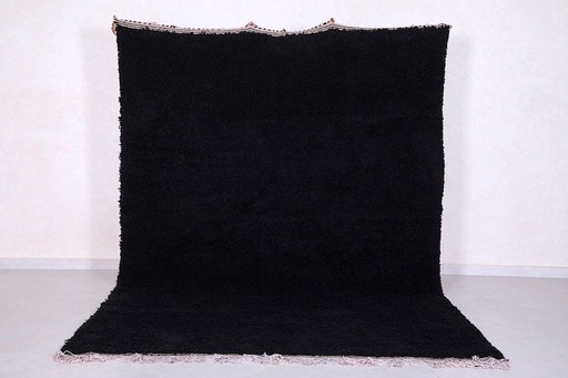 Traditional handmade pure wool rug, black, size 2/3 m – Alberto Bazzani, vloerkleden en tapijten