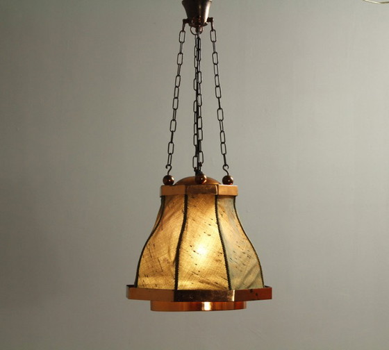 Image 1 of Copper Pendant Lamp, Sweden, 1950s