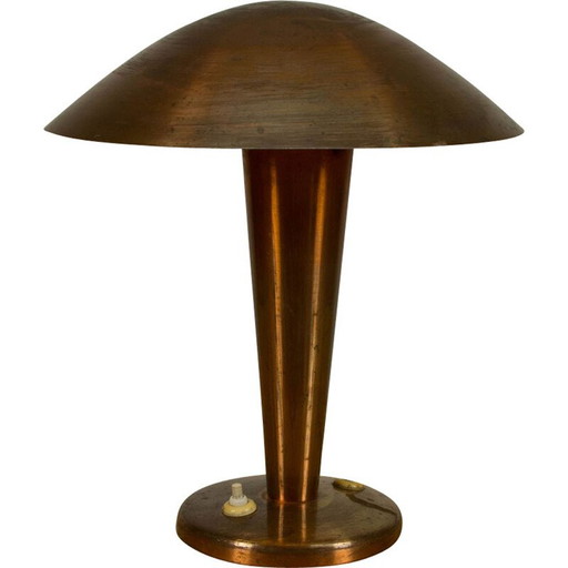 Par de lámparas de mesa vintage, Checoslovaquia, 1930