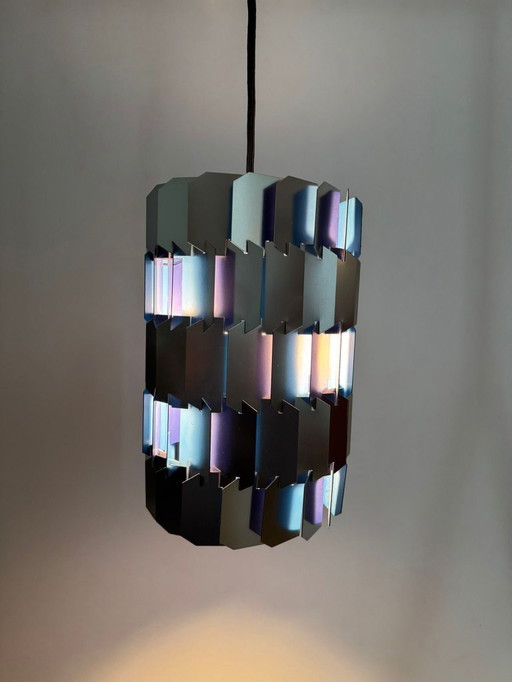 Lampada Facet Pop Louis Weisdorf Lyfa anni '70 vintage