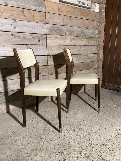 Vintage eetkamerstoelen 