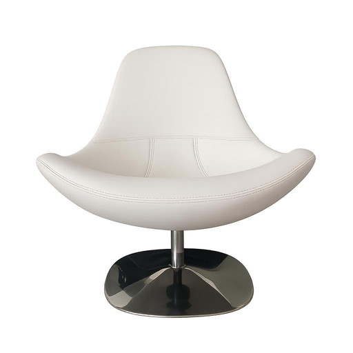 Fauteuil pivotant en cuir IKEA