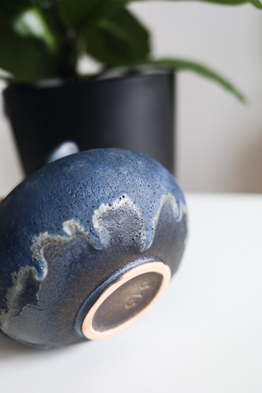 Vase rétro en céramique Kurt Tschörner 313 Ruscha Art
