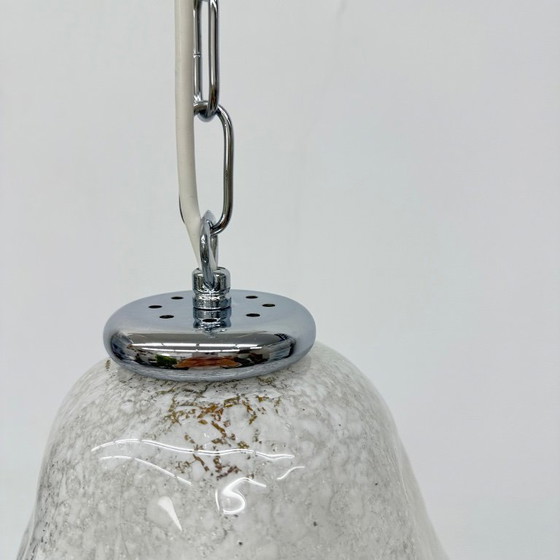 Image 1 of Suspension en verre de Murano du milieu du siècle par mazzega , 1970