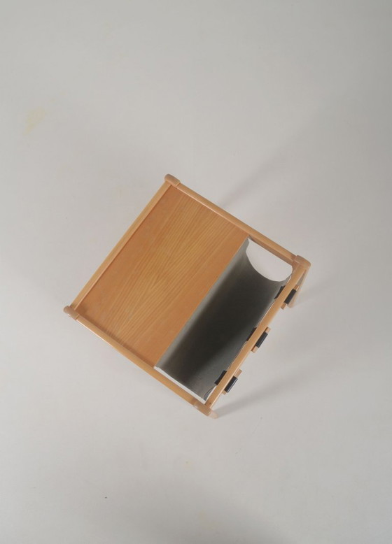Image 1 of Dänischer Beistelltisch mit Zeitschriftenhalter von S.P. Jensen für BRDR Furbo, 1960er Jahre